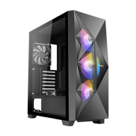 Caixa de Computador Antec DF800 FLUX Vidro Temperado USB 3.2 RGB Preta