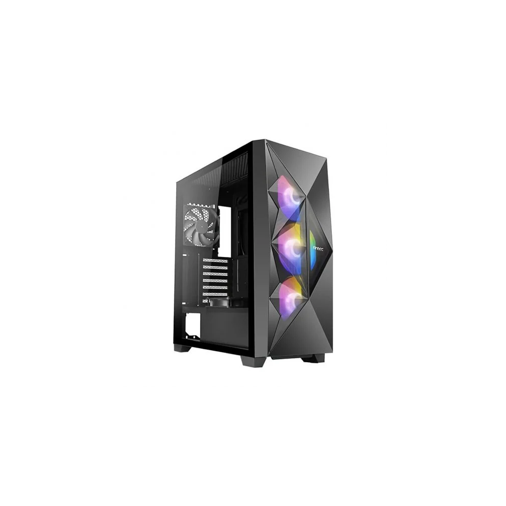 Caixa de Computador Antec DF800 FLUX Vidro Temperado USB 3.2 RGB Preta